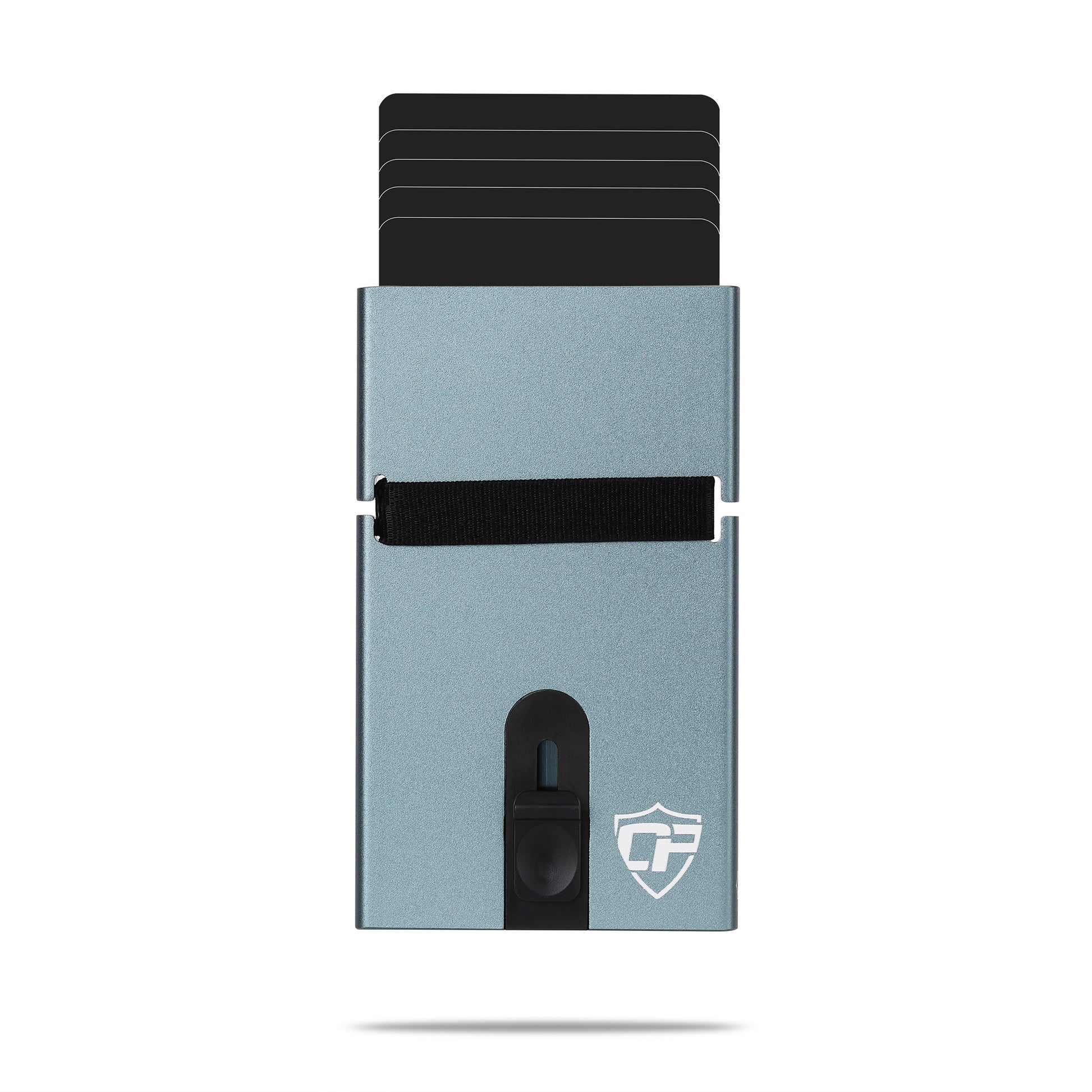 Conceal Plus Card Blocr Slide Wallet RFID Blocking Credit Card Holder (Titanium Metal)