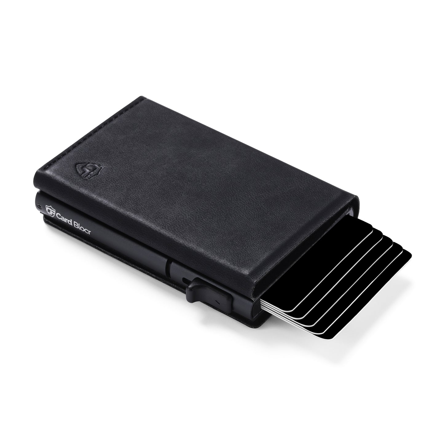 Card Holder Pop Up Cards Slim Leather Wallet RFID Protection Up to