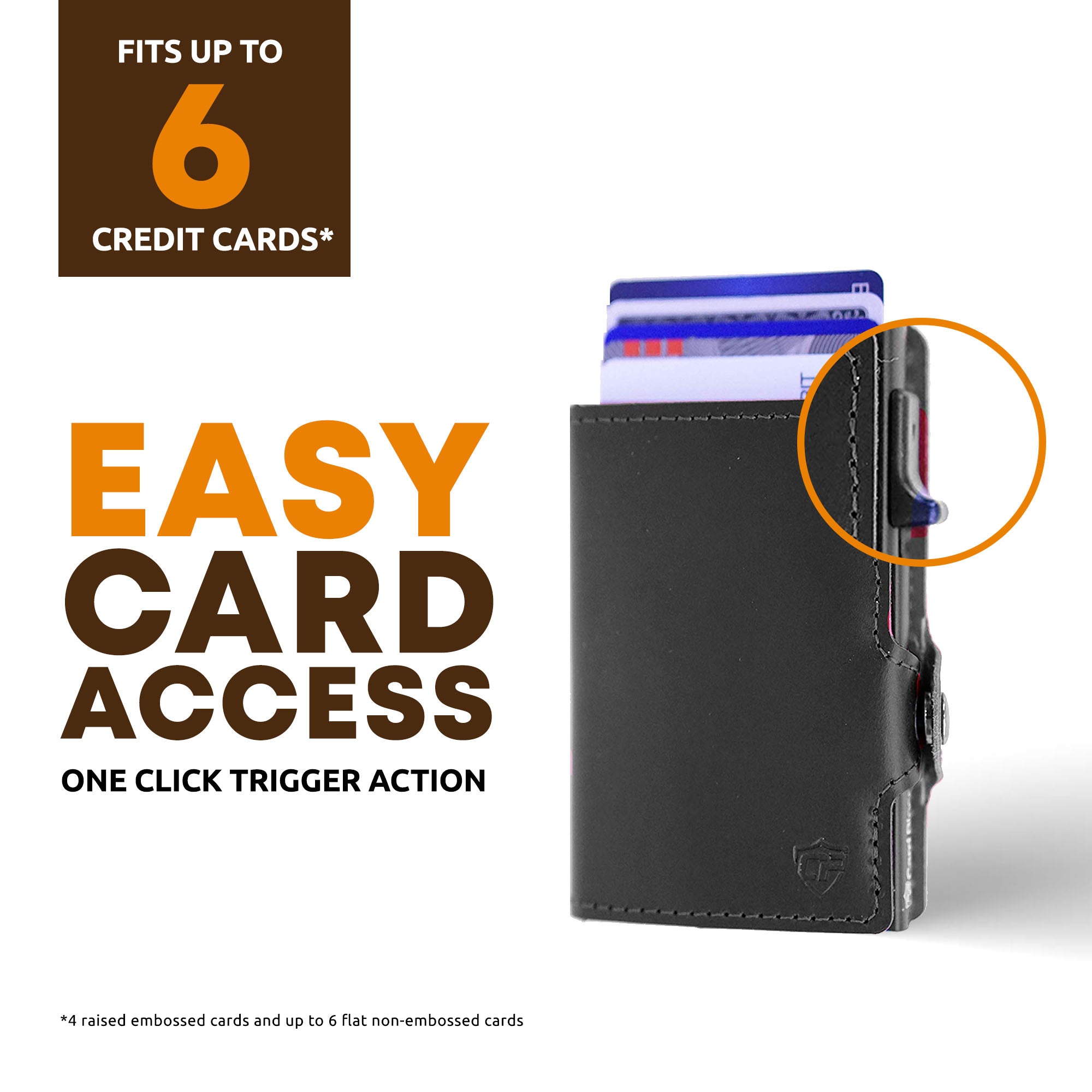 Card Blocr Leather Credit Card Wallet – Conceal Plus